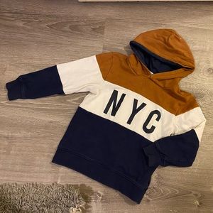 Color block NYC hoodie